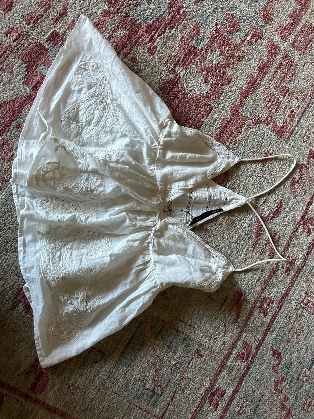 Zara eyelet top